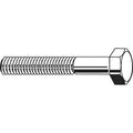 Grade A307, 1"-8 Hex Head Cap Screw, Black Oxide Steel, 2-1/2 in L, 5 PK