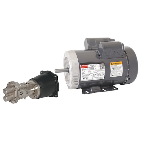 Rotary Pump, 125psi, 12.3Lift, 1-1/2HP