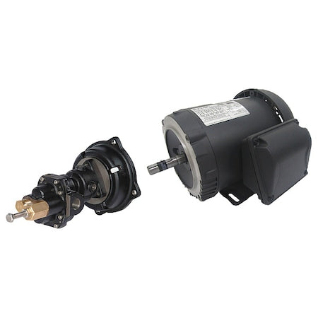 RotaryGearPump,CI,3/8"InletDia,1-1/2hp