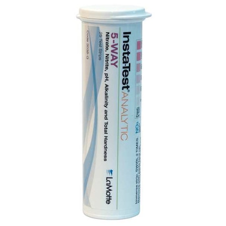 Test Strips 5in1, Nitrate, pH, Alkalinity, PK25