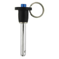 Ball Lock Pin,Button Handle,3" Grip L