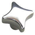 Star Knob,1.96" Diameter,Screw L 0.71"