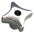 Star Knob,1.96" Diameter,Screw L 0.67"