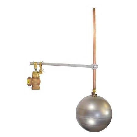 Float Valve,Bronze,FNPT Connection,1/2"