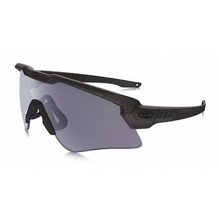 M Frame 3.0, Safety Glasses, Anti-Scratch, Gray Lens, Black Frame, Half-Frame