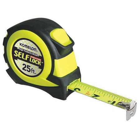 25 ft Tape Measure, 1 in Blade