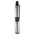 Submersible Deep Well Pump, 1/2 hp, 230V AC, 4 Wires, 6 A, 10 Stages, 7 gpm