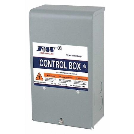 Motor/Pump Control Box,1 Phase,230V,1.6A