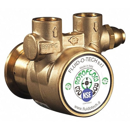 Pump,3/8" NPTF,64 Max. GPH,Brass,Bypass