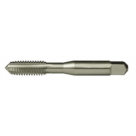 Straight Flute (Hand) Straight Flute Hand Tap, #8-32, Taper, UNC, High Speed Steel, 4