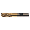 5-Flute PM+ HSS-E Square CC Single Course Roughing End Mill CTD PMRC-TN TiN 1-1/4x1-1/4x3x5-1/2