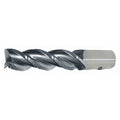 3-Flute PM+ HSS-E Square CC Single High-Helix End Mill Cleveland PM-539R-TC TiCN 1x1x3x5-1/2