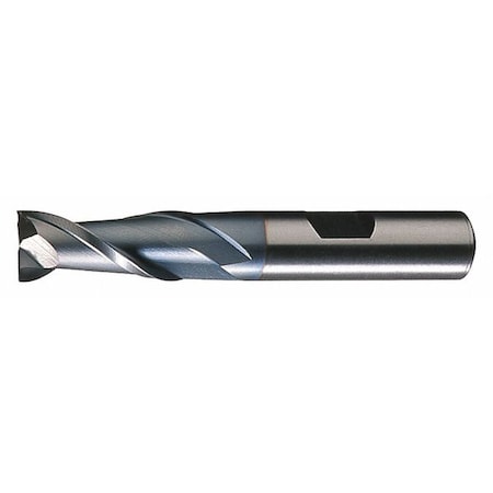 2-Flute PM+ HSS-E Square CC Single Finishing End Mill Cleveland PM-2-TC TiCN 5/8x5/8x1-5/8x3-3/4