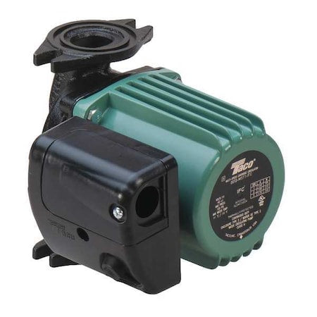 Hydronic Circulating Pump, 1/6 hp, 115V, 1 Phase, Flange Connection