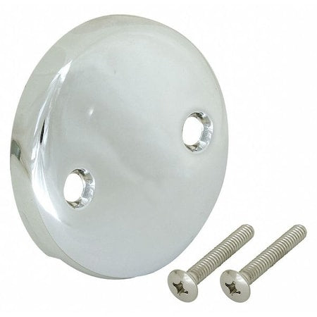 Chrome, Bath Drain, Overflow Face Plate