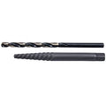 2PC HD HSS Black & Gold Jobber Drill 5/32 and Screw Extractor No 3 Set Cle-Line 1864