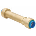Coupling, 1/2 in Tube Size, Brass, Brown