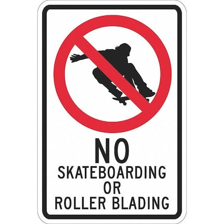 Warning Sign, 18 in H, 12 in W, Aluminum, Vertical Rectangle, English, T1-1239-HI_12x18