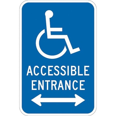 ADA Handicapped Parking Sign,18" x 12, T1-1133-DG_12x18