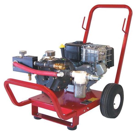 Hyrdo Test Pmp,15 gpm,Triple Diaphrgm,1"