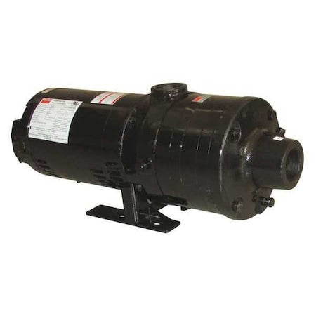 Pressure Booster Pump, 2 hp, 208 to 240/480V AC, 3 Phase, 1-1/2 in NPT Inlet Size, 3 Stage