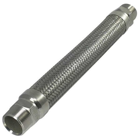 1/2" Dia x 36" L PressureMax HP 316 SS Corrugated Metal Hose