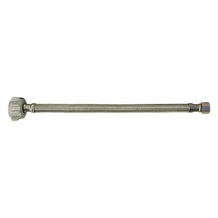 Supply Line,9 in. L,3/8 in. Stop Intel