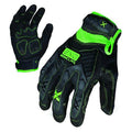 Medium Black TPR Closure Cuff Impact Utility Glove