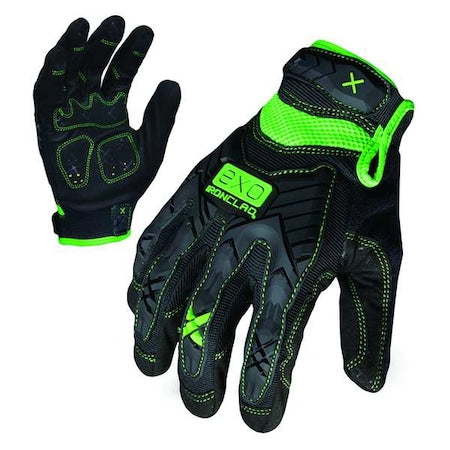 Medium Black TPR Closure Cuff Impact Utility Glove