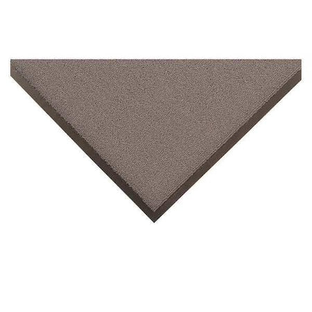 Entrance Mat, Polypropylene, 3/8 in Thick, Gray, 6 ft W x 10 ft L