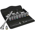 3/8" Drive Ratchet Set SAE, Torx, 1/4 to 3/4 in, Chrome, 29-Pieces