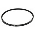 AX35 Cogged, Classical V-Belt, 37 in Outside Length, 1/2 in Top Width, 5/16" Thickness, 1 Ribs