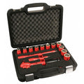 1/2" Drive Socket Set Metric 14 Pieces 8 mm to 24 mm , Chrome