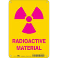 Safety Sign, 10 in Height, 7 in Width, Polyethylene, Horizontal Rectangle, English, 451Y21