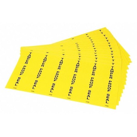 Tamperproof Seal Label,2" W,6" L,PK102