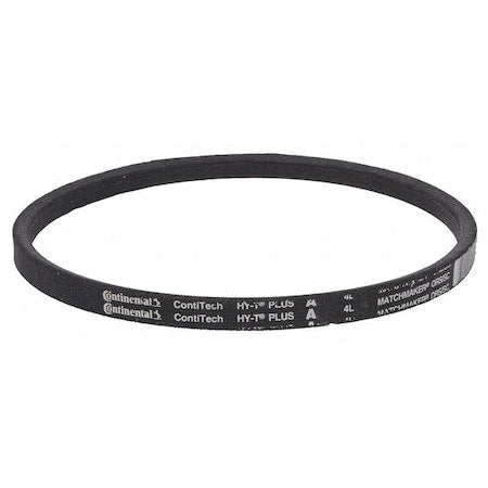 A112 Classical V-Belt, 114 in Outside Length, 1/2 in Top Width, 5/16" Thickness, 1 Ribs