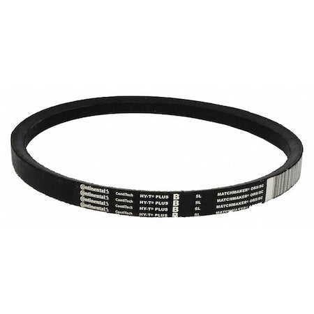 B140 Classical V-Belt, 143 in Outside Length, 21/32 in Top Width, 13/32" Thickness, 1 Ribs