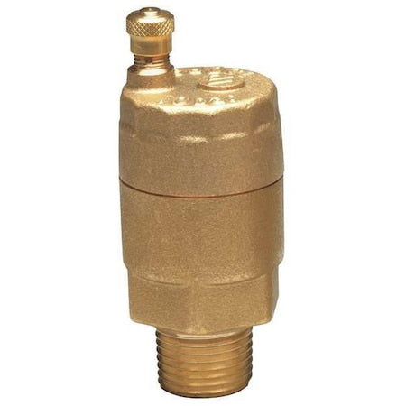 Automatic Air Vent Valve,1/2 In,Brass