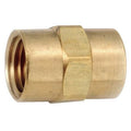 Coupling Brass Coupling, 1/8 in Female NPT X 1/8 in Female NPT