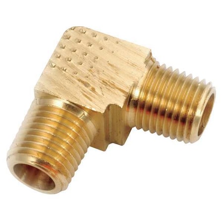 90 Degree Elbow Brass Elbow, 90 Degrees, 3/8 in Male NPT X 3/8 in Male NPT