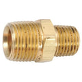 Low Lead Brass Nipple, MNPT, 1/4" x 1/8" Pipe Size