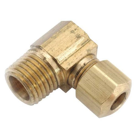 Elbow, Brass, Comp. 1/4 in, MNPT 1/2 in