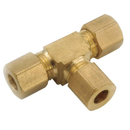 1/4" Compression Low Lead Brass Union Tee