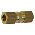 8mm Compression Brass Equal Straight Union 10PK