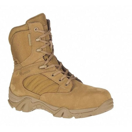 Men's 8 in Work Boot, 11-1/2 Composite Toe, 8 in H, Coyote, E04272