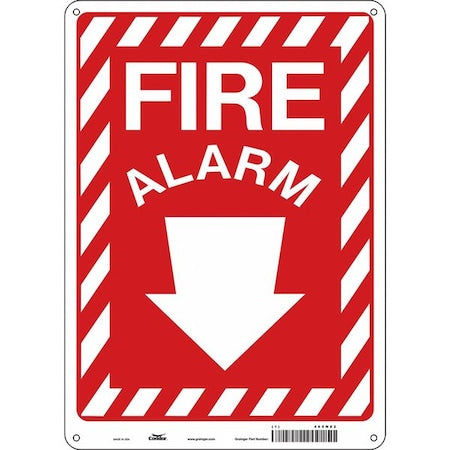 Safety Sign,7" Wx10" H,0.004" Thickness
