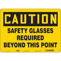Safety Sign, 10 in Height, 14 in Width, Aluminum, Horizontal Rectangle, English, 466V31