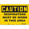 Safety Sign, 10 in Height, 14 in Width, Polyethylene, Horizontal Rectangle, English, 467Y11