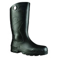 Chesapeake Steel Toe PVC Safety Boot, Waterproof, Defined Heel, Oil-Resistant Sole, Black, Size 9