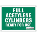 Safety Sign, 7 in Height, 10 in Width, Polyethylene, Vertical Rectangle, English, 471N18